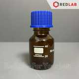 Chai Nâu nắp vặn xanh ONELAB 100 250 500 1000 2000 ml - GL45, chai thuỷ tinh soda-lime, đựng mẫu thí nghiệm kị sáng, có VAT