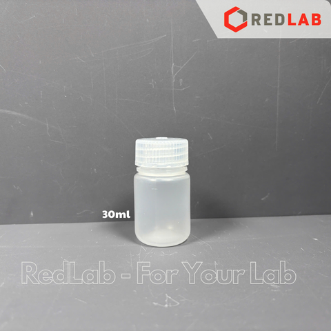 Chai nhựa PP trắng miệng rộng, nắp vặn BIOLOGIX 30 60 125 200 250 500 ml, có VAT