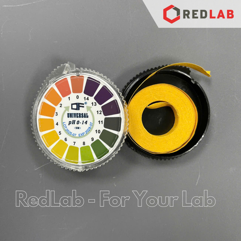 [Cuộn 5 mét] Giấy đo nhanh pH 1-14 giấy chỉ thị màu thử độ pH test paper, có bảng màu, có VAT