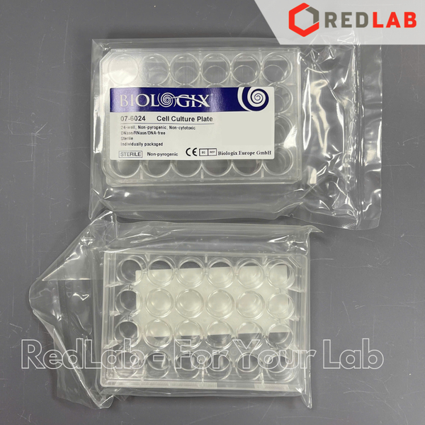 Đĩa nuôi cấy tế bào BIOLOGIX 6 12 24 48 96 giếng, Individually sterile, đã gồm nắp, nhựa PS, có VAT