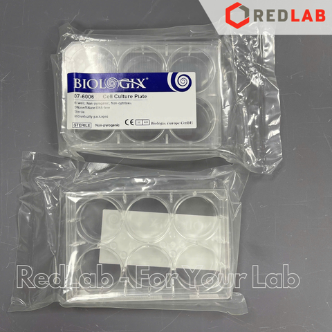 Đĩa nuôi cấy tế bào BIOLOGIX 6 12 24 48 96 giếng, Individually sterile, đã gồm nắp, nhựa PS, có VAT