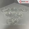 Đĩa petri thuỷ tinh DINLAB Ø 60 80 90 100 120 150 200 mm, gồm đĩa và nắp, thí nghiệm vi sinh, có VAT
