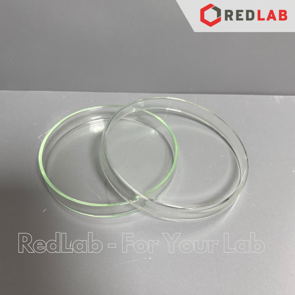Đĩa petri thủy tinh WERTLAB 80x15 90x15 100x15 100x20 mm, dùng trong thí nghiệm vi sinh, gồm đĩa và nắp, có VAT