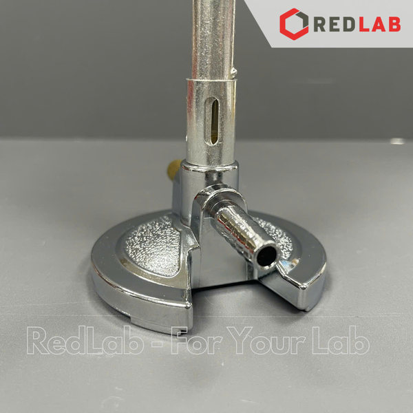 Đèn busen burner ONELAB natural gas, có thể điều chỉnh ngọn lửa, dùng nung mẫu thí nghiệm với nhiệt lượng cao, có VAT