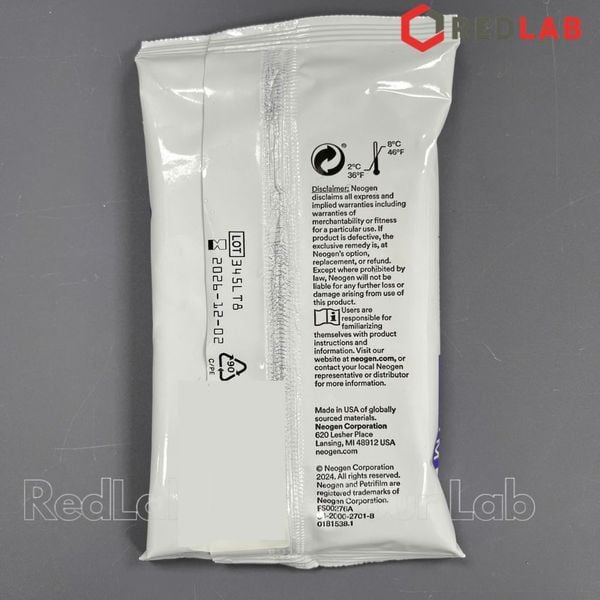 6407 / 6417 / 6445 Đĩa Petrifilm kiểm nấm men, nấm mốc NEOGEN (YM) Petrifilm Yeast and Mold Count Plates, có VAT