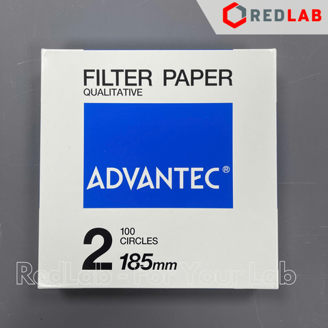 Giấy lọc định tính số 2 ADVANTEC Grade No. 2 qualitative filter paper (hộp 100 tờ) có VAT
