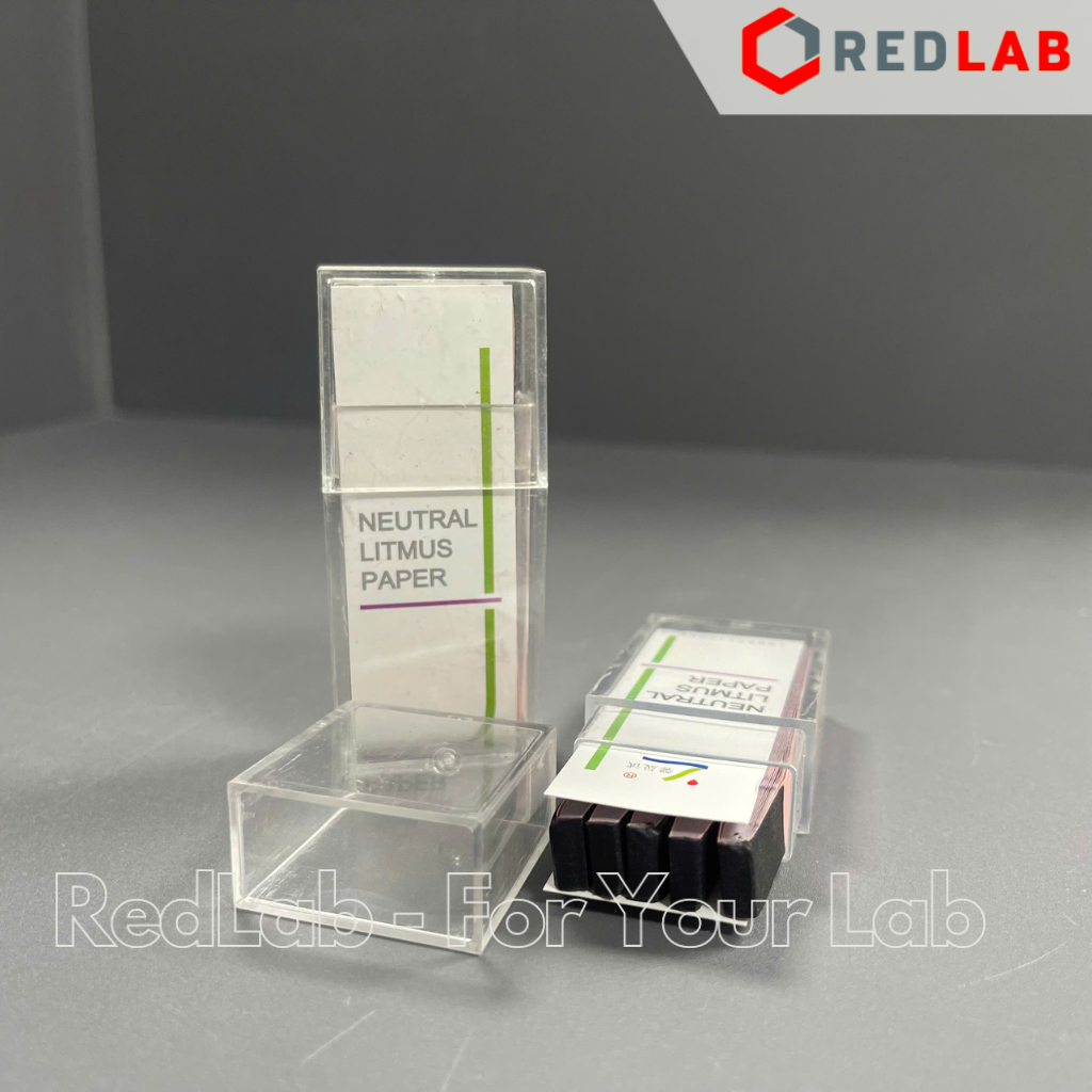 Giấy quỳ tím trung tính (Neutral litmus paper) hộp 100 que màu tím, có VAT