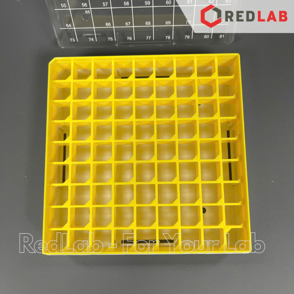 Hộp trữ lạnh 81 vị trí BIOLOGIX 90-9009 chịu nhiệt -196ºC đến hấp 121ºC, lưu trữ trong tủ âm sâu, nitơ lỏng, có VAT