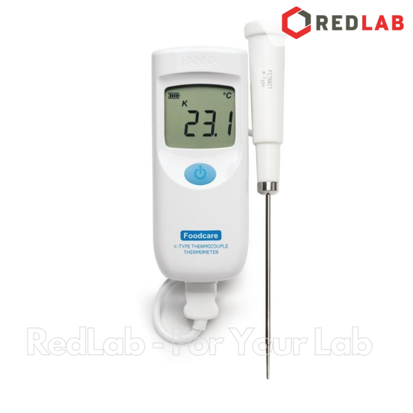 Máy Đo Nhiệt Độ Trong Thực Phẩm Cổng K Với Điện Cực Có Thể Thay Đổi Hanna HI9350011, có VAT
