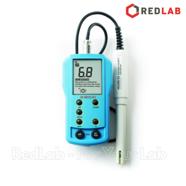 Máy đo pH / EC / TDS / Nhiệt độ Hanna HI9812-51, giá tốt, có VAT