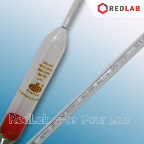 Tỷ trọng kế 0.700-0.750 : 0.0005 g/ml Tp 20°C ALLA 3500LC070/20/B-QP, ISO 649 hydrometer, có VAT