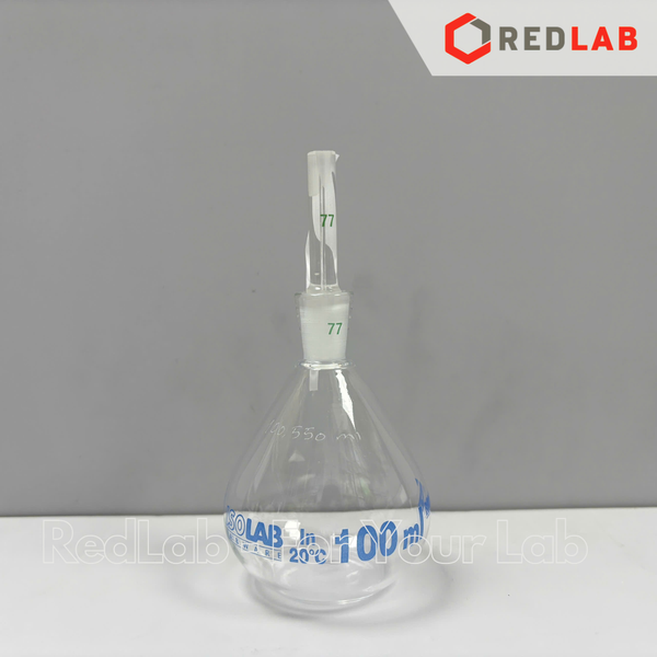 Bình đo tỷ trọng thuỷ tinh ISOLAB 5 10 25 50 100 ml, calibrated density bottles, có VAT
