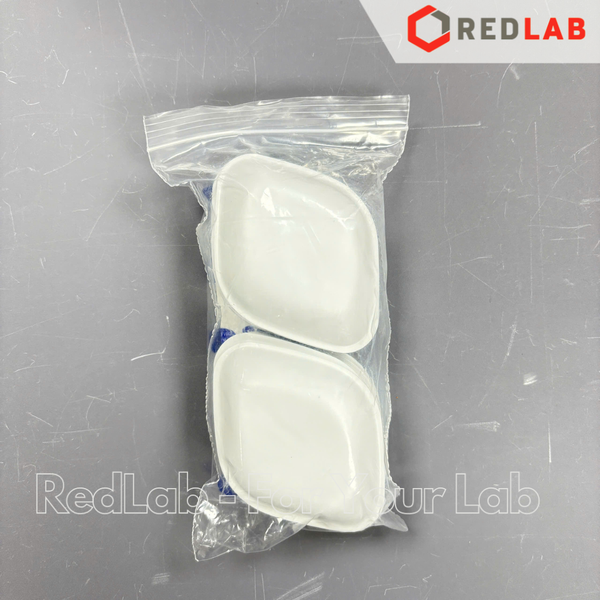 Đĩa cân nhựa PS trắng ISOLAB 5 7 30 100 250 ml (gói 100 cái) polystyrene weighing dishes, có VAT