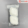 Đĩa cân nhựa PS trắng ISOLAB 5 7 30 100 250 ml (gói 100 cái) polystyrene weighing dishes, có VAT