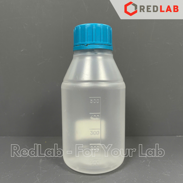 Chai nhựa PP nắp vặn GL45 ISOLAB 100 250 500 1000 2000 ml, chia vạch, có nắp trong, đựng mẫu thí nghiệm, có VAT
