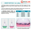 Bình đo tỷ trọng thuỷ tinh ISOLAB 10 25 50 100 ml, calibrated density bottles, có VAT