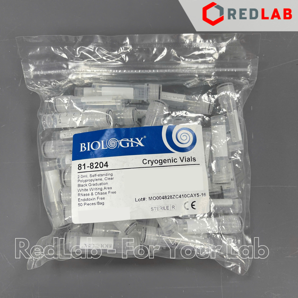 Lọ trữ lạnh cryotube 2ml BIOLOGIX 81-8204 nhựa PP, chịu nhiệt -86ºC đến hấp 121ºC, Bulk sterile (gói 50 cái) có VAT