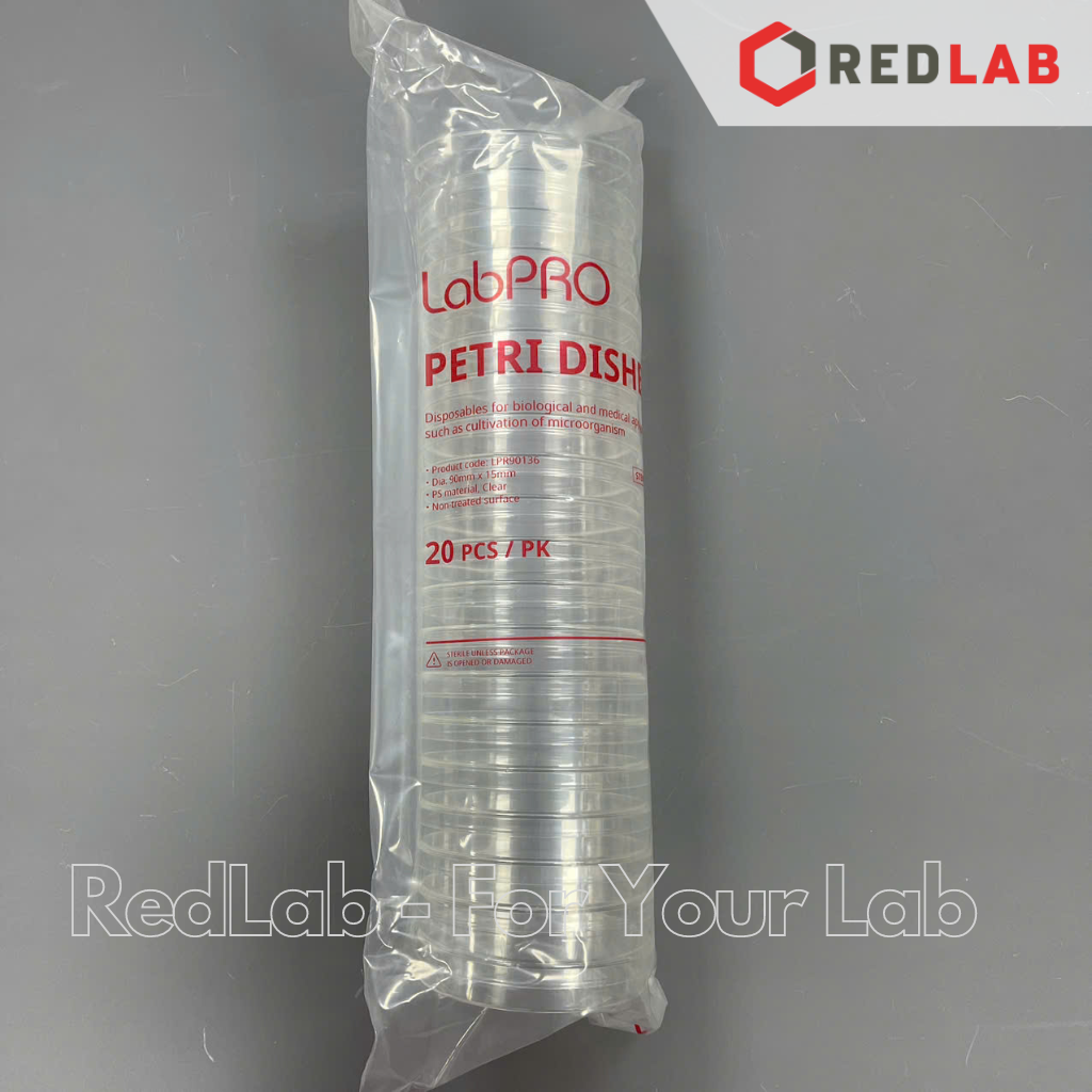 Đĩa Petri nhựa 90x15mm LabPRO LPR90136, Bulk Sterile, nặng 13g, chiếu xạ chuẩn ISO 11137, có VAT