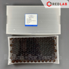 Lọ đựng mẫu sắc ký vial 4ml 13-425 MEMBRANE SOLUTIONS trắng / nâu, Nắp vặn đen có lỗ / nắp kín, có VAT