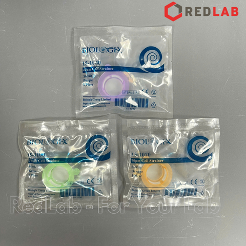 Màng lọc tế bào 40 70 100 ul BIOLOGIX 15-1040 15-1070 15-1100, Individually sterile Cell Strainers, có VAT