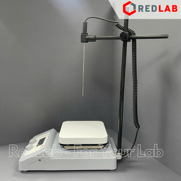 Máy khuấy từ gia nhiệt DLAB MS-H380-Pro (8130261115) max 1500 rpm, 380°C, 5 lít H2O, gồm sensor nhiệt, màn hình LCD, có VAT