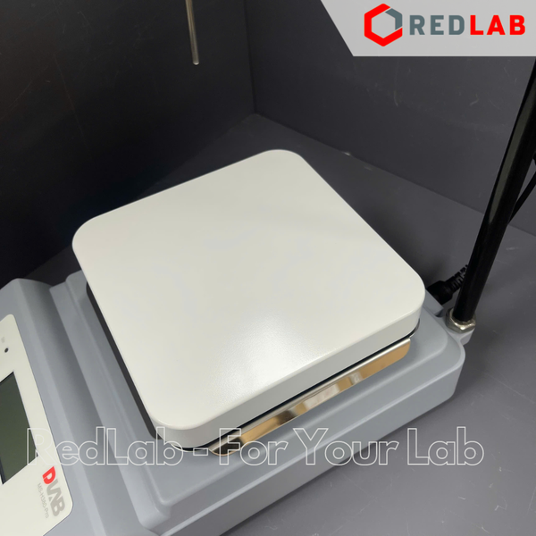 Máy khuấy từ gia nhiệt DLAB MS-H380-Pro (8130261115) max 1500 rpm, 380°C, 5 lít H2O, gồm sensor nhiệt, màn hình LCD, có VAT