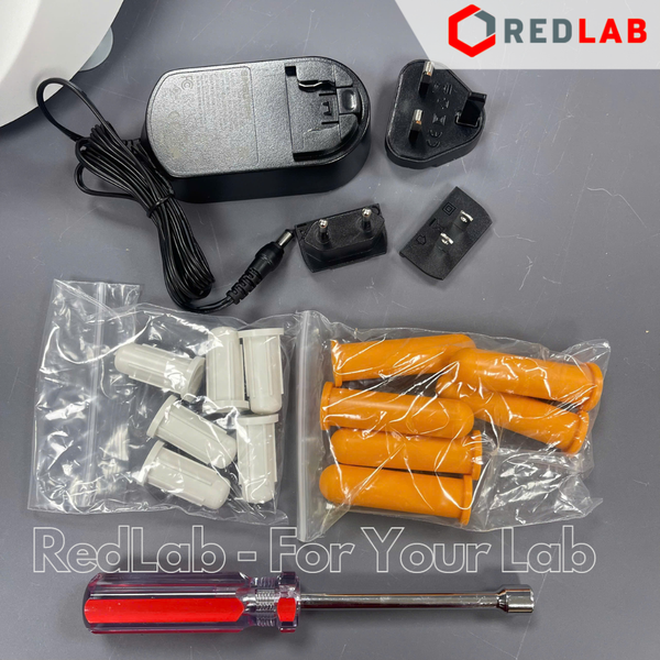 Máy ly tâm DLAB DM0506 (9034002129) max 5000 rpm, 6 ống 15 / 10 / 7 / 1.5-5 ml, màn hình LCD, có VAT