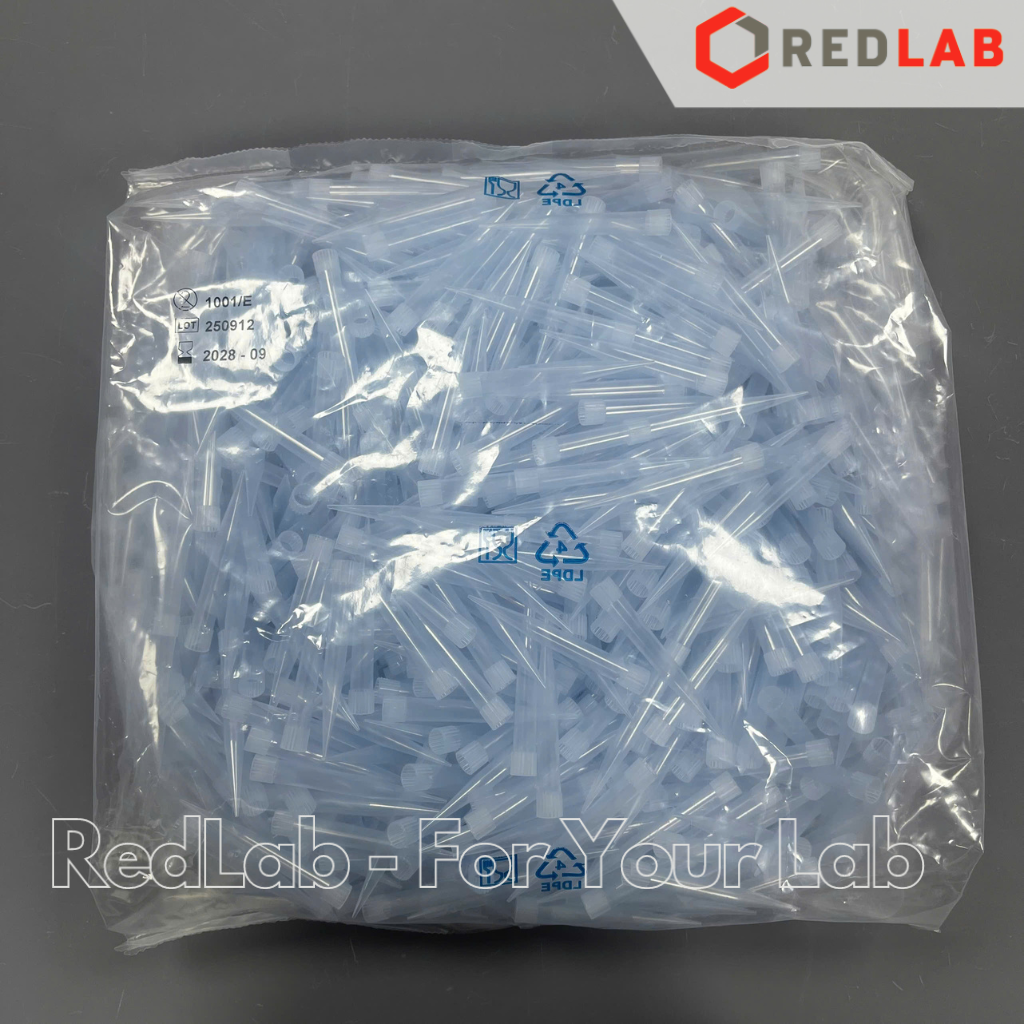 [Gói 1000 cái] Đầu tip xanh 1000ul = 1ml có khía APTACA 1001/E, dài 71.2mm, nhựa PP, có thể hấp autoclave, có VAT