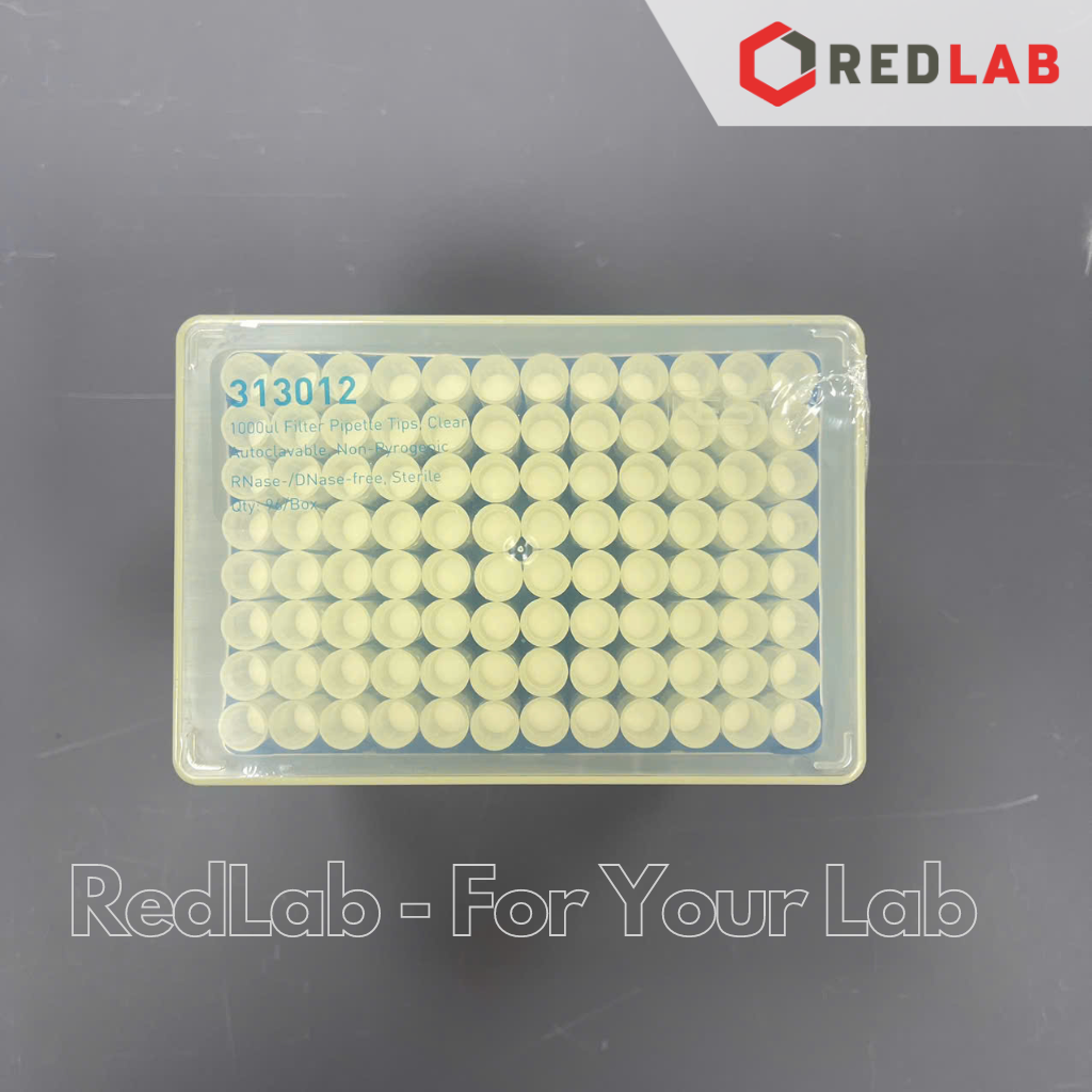 [Hộp 96 cái] Đầu tip có Lọc 1000ul (1ml) NEST 313012, dài 102mm, giảm bám dính,  nhựa PP, có thể hấp autoclave, có VAT