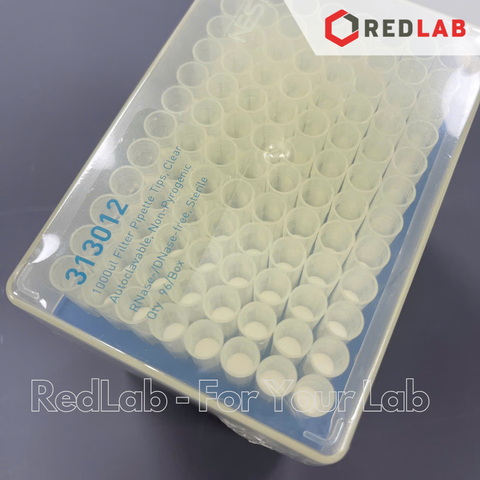 [Hộp 96 cái tiệt trùng] Microtips (đầu típ - côn) có Lọc 1000ul 1ml, siêu dài 102mm NEST 313012, giảm bám dính, có VAT