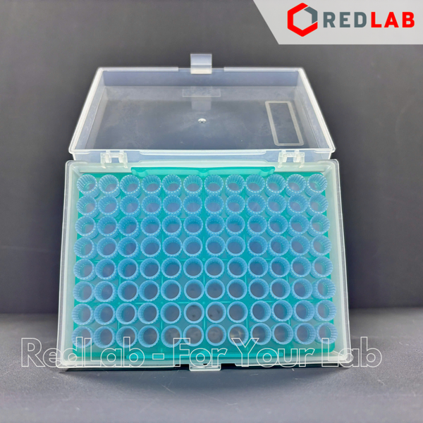 [Hộp 96 cái] Microtips (đầu típ - côn) xanh 1000ul = 1ml, Aptaca - 4001/E, nhựa PP, có VAT