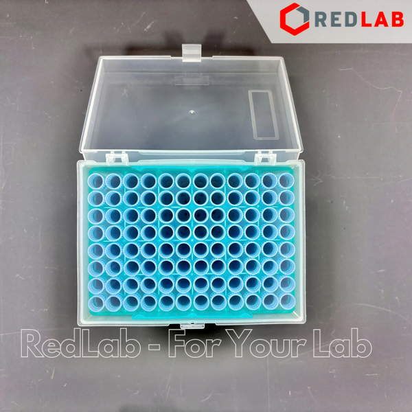 [Hộp 96 cái] Microtips (đầu típ - côn) xanh 1000ul = 1ml, Aptaca - 4001/E, nhựa PP, có VAT