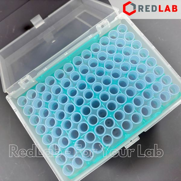 [Hộp 96 cái] Microtips (đầu típ - côn) xanh 1000ul = 1ml, Aptaca - 4001/E, nhựa PP, có VAT