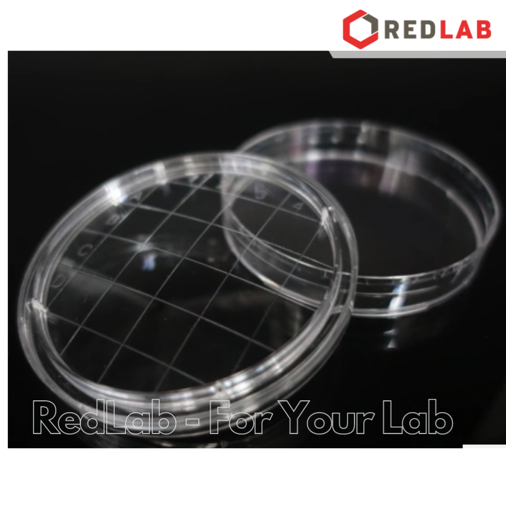 Đĩa Rodac Ø 65mm x H 15mm NEST 722011, Bulk sterile (gói 20 cái) nhựa PS, contact petri dishes, kẻ sọc, có VAT