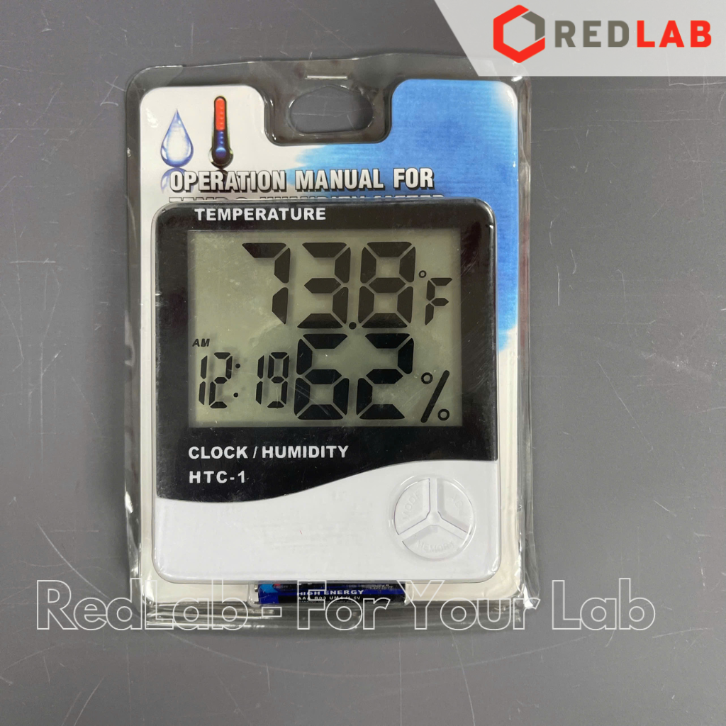 Nhiệt ẩm kế điện tử HTC-1 màn hình LCD, đo từ  – 10°C đến +50°C, 10% RH đến 90% RH, có VAT