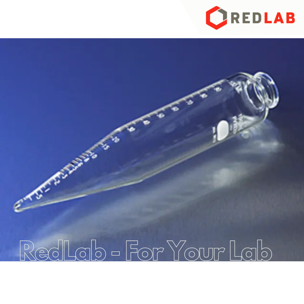 Ông ly tâm dầu thuỷ tinh 100ml, 37x200mm PYREX 9610-100 Centrifuge tube, Weathering Test, graduated, có VAT