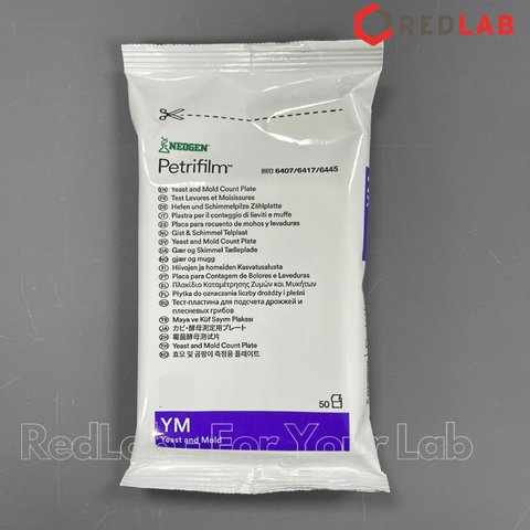 6407 / 6417 / 6445 Đĩa Petrifilm kiểm nấm men, nấm mốc NEOGEN (YM) Petrifilm Yeast and Mold Count Plates, có VAT