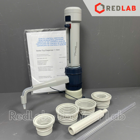 Dispenser PHOENIX Instrument 0.5-5 1-10 2.5-25 5-50 ml, bơm định lượng và phân phối mẫu thí nghiệm, có VAT