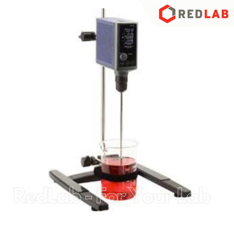 Máy khuấy đũa 50 lít (H2O) PHOENIX Instrument RSO-500D, màn hình LCD, màn hình LCD, kèm chân giá chữ H, có VAT