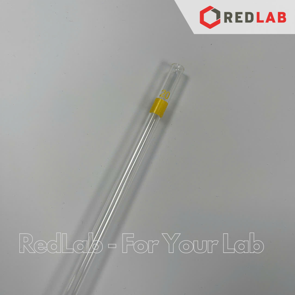 Pipet bầu 1 vạch WERTLAB Class AS 1 2 5 10 20 25 50 100 ml, ống hút thủy tinh chính xác thí nghiệm, có VAT