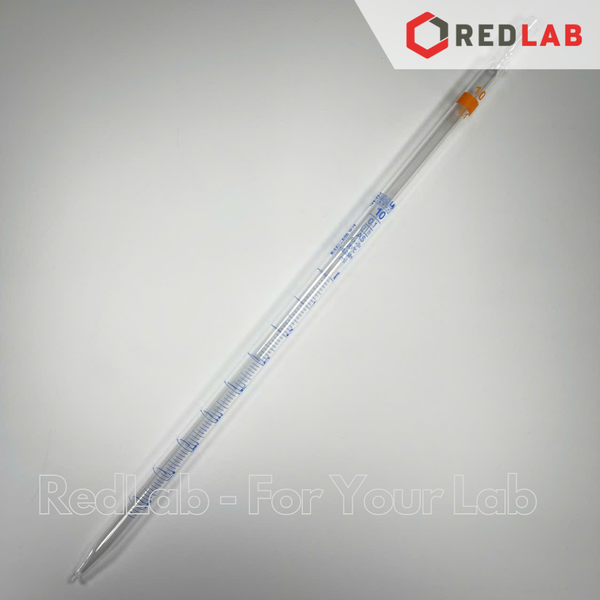 Pipet kẻ ISOLAB Class AS 1 2 5 10 20 25 50 ml, ống hút thủy tinh chia vạch thí nghiệm, có VAT