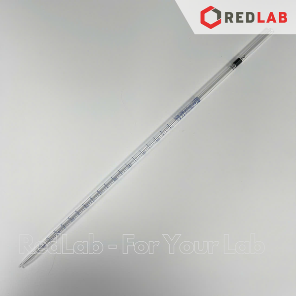 Pipet kẻ ISOLAB Class AS 1 2 5 10 20 25 50 ml, ống hút thủy tinh chia vạch thí nghiệm, có VAT