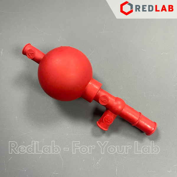 Quả bóp cao su 3 van ONELAB, loại ngắn và dài, dùng cho pipet hút mẫu thí nghiệm, có VAT