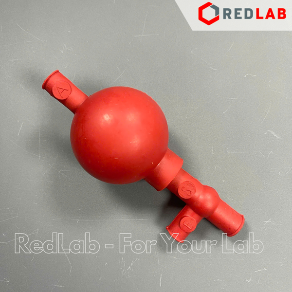 Quả bóp cao su 3 van ONELAB, loại ngắn và dài, dùng cho pipet hút mẫu thí nghiệm, có VAT