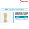 Quả bóp cao su 2ml ISOLAB 084.03.001 cho pipet pasteur thuỷ tinh, bulb for glass pasteur pipettes, có VAT