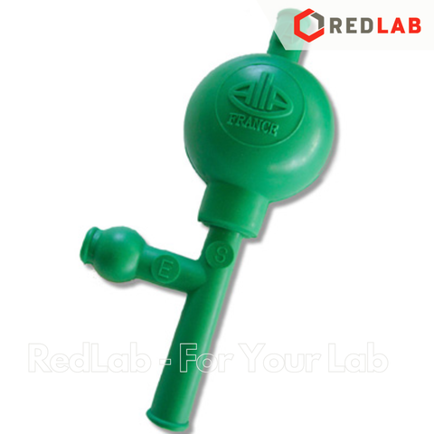 Quả bóp cao su 3 van ALLA 90000-002-ca dùng cho pipet thẳng, pipet thẳng, ống hút mẫu thí nghiệm, có VAT