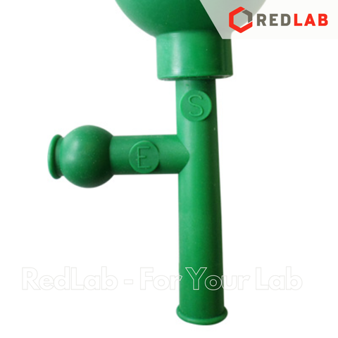 Quả bóp cao su 3 van ALLA 90000-002-ca dùng cho pipet thẳng, pipet thẳng, ống hút mẫu thí nghiệm, có VAT