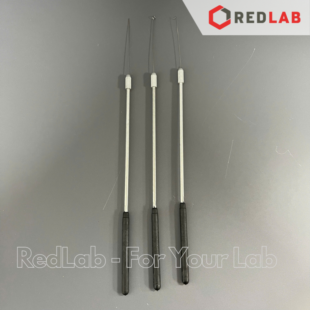 Que cấy vi sinh kim loại ONELAB gồm Cán + chọn đầu cấy vòng (tròn) / thẳng / dạng L, có bán lẻ cán, đầu cấy, có VAT