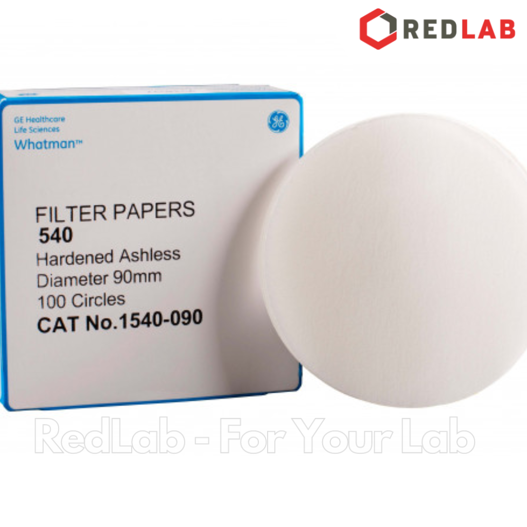 Giấy lọc định lượng số 540 WHATMAN trung bình 8um, Ø 55 90 110 125 150 185 mm (hộp 100 tờ) có VAT