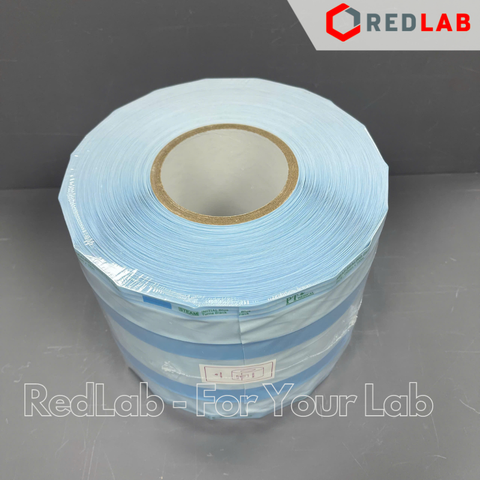 Túi hấp autoclave dạng phồng PT Medical cuộn 100m x 7.5 10 15 20 25 30 35 cm, dùng hấp dụng cụ thí nghiệm, có VAT